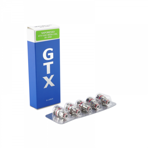 Résistances GTX de 0,2 à 1,2 ohm, boite de 5 résistances Vaporesso pour GTX One | Cigusto | Cigusto | Cigarette electronique, Eliquide