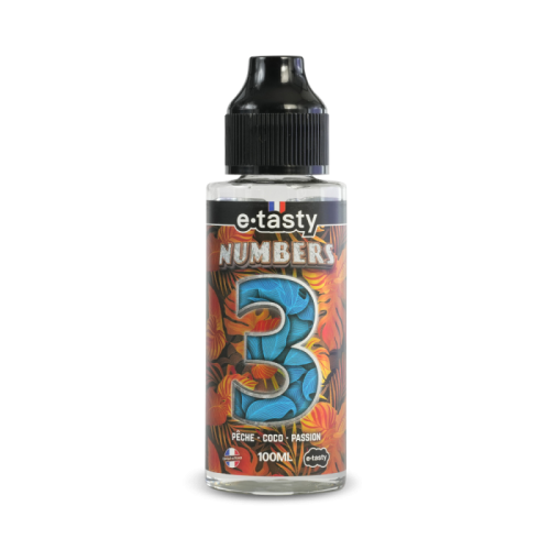 E Liquide fruité 100ml Numbers 3 ETasty | Cigusto Ecigarette | Cigusto | Cigarette electronique, Eliquide