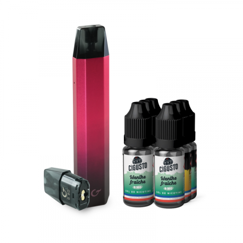 Pack Pod Hello Cigusto + 6 eliquides sel de nicotine  | Cigusto | Cigarette electronique, Eliquide