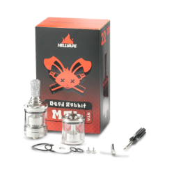 Atomiseur reconstructible Dead Rabbit MTL RTA HELLVAPE | Cigusto | Cigarette electronique, Eliquide