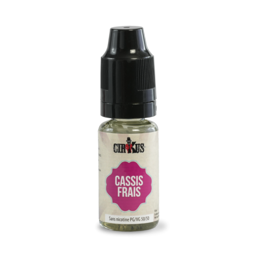 E Liquide en flacon de 10 ml Cassis Frais Cirkus VDLV | Cigusto | Cigusto | Cigarette electronique, Eliquide
