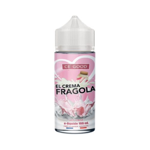 E Liquide El Crema Fragola 100 ml - Ce'Good Qualité Française | Cigusto | Cigarette electronique, Eliquide
