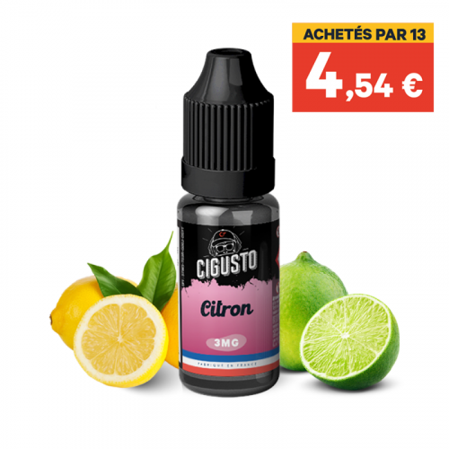 E liquide Citron Vert 10 ml - Cigusto Classic 4 taux de nicotine | Cigusto | Cigarette electronique, Eliquide