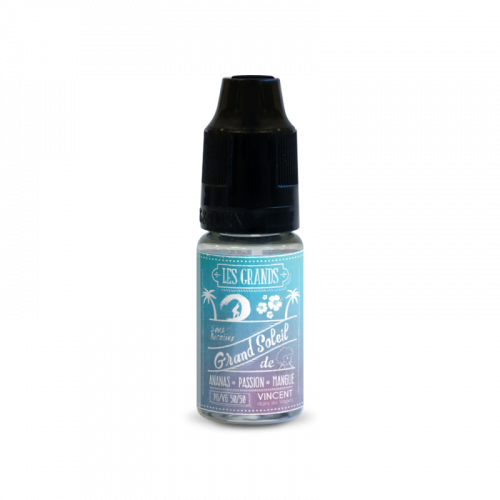 Liquide Grand Soleil 0 mg 10 ml Liquides 0 mg VDLV Grand soleil | Cigusto | Cigarette electronique, Eliquide