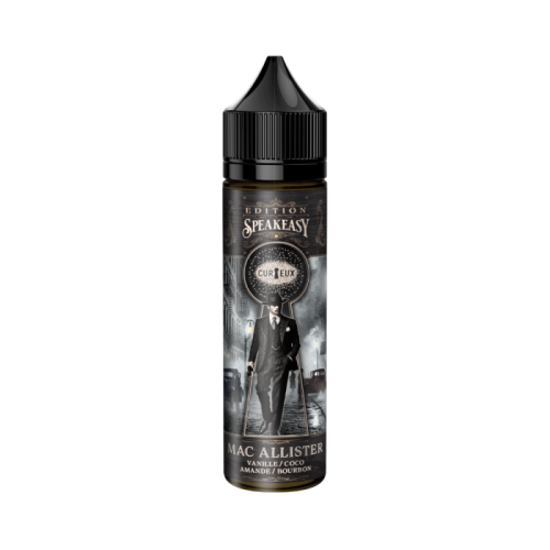 E Liquide MAC ALLISTER en format 50 ml de Speakeasy par Curieux | Cigusto | Cigarette electronique, Eliquide