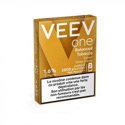 Cartouche pré remplie eliquide Veev One Balanced Tobacco | Cigusto | Cigarette electronique, Eliquide