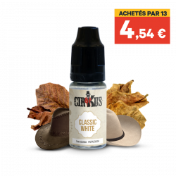 E liquide Classic White 10ml - Cirkus Authentic | Cigusto | Cigarette electronique, Eliquide
