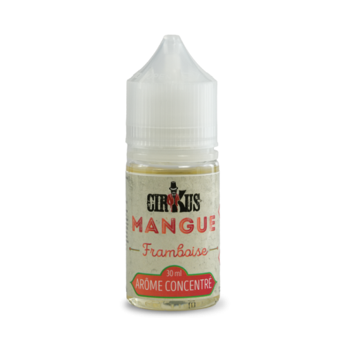 Concentré MANGUE FRAMBOISE - Cirkus Authentic - 30 ml | Cigusto | Cigarette electronique, Eliquide