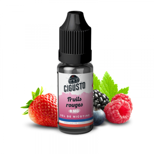 Eliquide Fruits Rouges Sel de nicotine Cigusto | Ecigarette | Cigusto | Cigarette electronique, Eliquide