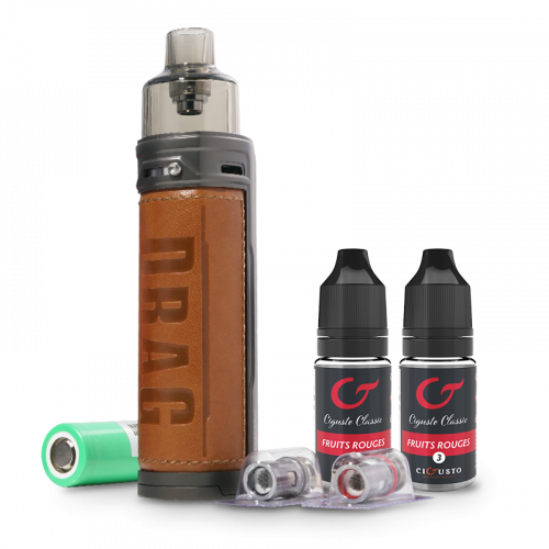 Pack ecigarette C'est decide j arrete Pod Drag X -1 accu - 2 eliquides | Cigusto | Cigarette electronique, Eliquide