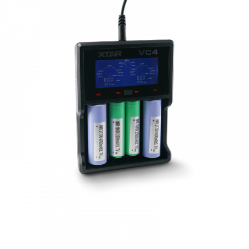Chargeur VC4S 4 accus XTAR pour accus de mod de cigarette electronique | Cigusto | Cigarette electronique, Eliquide