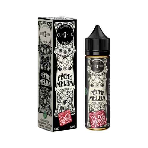 E Liquide saveur PECHE MELBA Curieux format 50 ml| Cigusto | Cigusto | Cigarette electronique, Eliquide