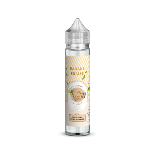 E Liquide BANANE FRAISE en flacon de 50 ml par LE PETIT VERGER | Cigusto | Cigarette electronique, Eliquide