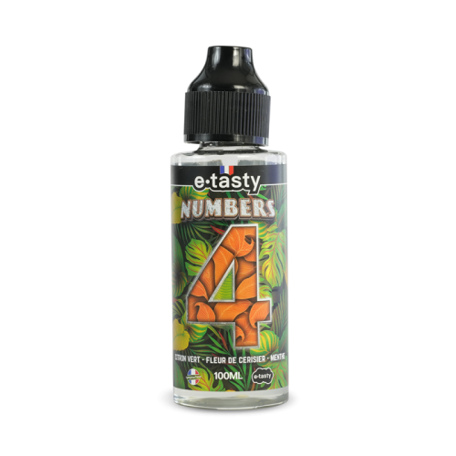 E-liquide Numbers 4 E-tasty en flacon de 100 ml, e-liquide fruité Numbers 4 | Cigusto | Cigusto | Cigarette electronique, Eliquide
