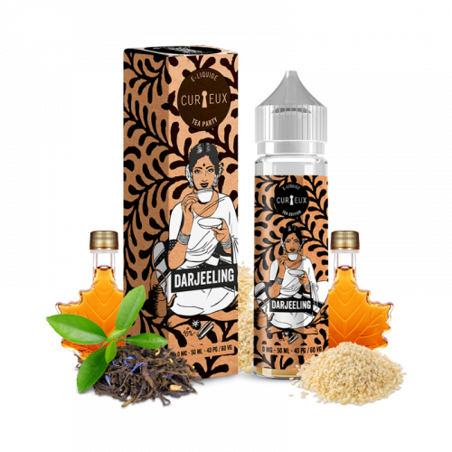 E liquide Darjeeling Tea Edition 50 ml - CURIEUX Nicotine 0mg | Cigusto | Cigarette electronique, Eliquide