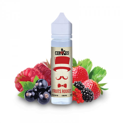 E Liquide Fruits Rouges 50 ML CIRKUS VDLV Nicotine 0g | Cigusto | Cigarette electronique, Eliquide