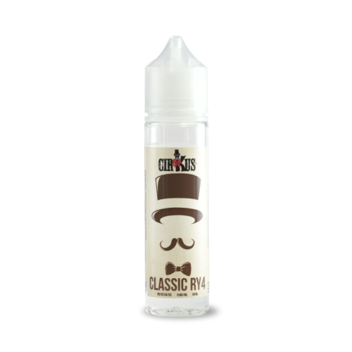 E Liquide 50 ml à booster Classic RY4 de la gamme CIRKUS par VDLV | Cigusto | Cigarette electronique, Eliquide