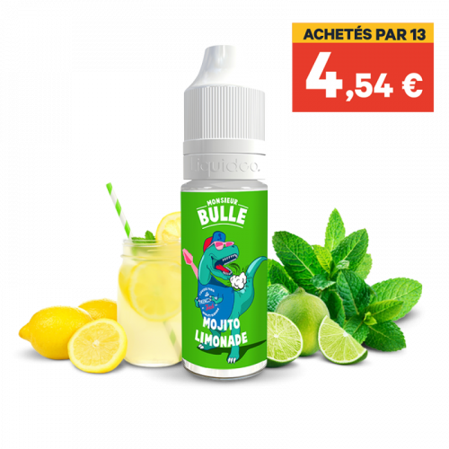 E Liquide Mr Bulle Mojito Lemonade 10 ML Liquideo | Cigusto | Cigarette electronique, Eliquide