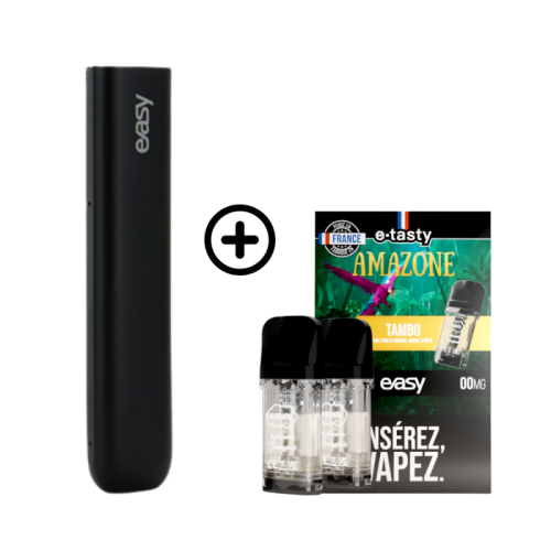 Pack Pod EASY + 2 cartouches pré remplies de Tambo de E Tasty | Cigusto | Cigarette electronique, Eliquide