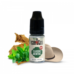 E liquide Classic Menthol 10ml - Cirkus Authentic | Cigusto | Cigarette electronique, Eliquide