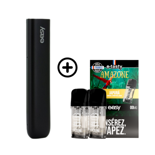 Pack Pod EASY + 2 cartouches pré remplies Japura de E Tasty  | Cigusto | Cigarette electronique, Eliquide
