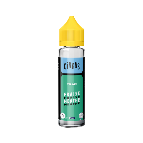 E Liquide Fraise Menthe Mix 50 ML CIRKUS VDLV Nicotine 0g | Cigusto | Cigarette electronique, Eliquide
