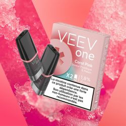 Cartouche pré remplie eliquide Veev One Coral Pink 20 mg | Cigusto | Cigarette electronique, Eliquide