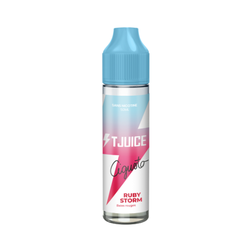 E liquide RUBY STORM en format 50 ml de T Juice x Cigusto | Cigusto | Cigarette electronique, Eliquide