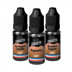 Pack DECOUVERTE GOURMAND 10 ml - Cigusto