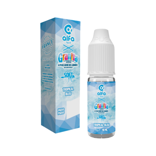 E Liquide TROPICAL BLEU SOFT Granita format 10ml – Alfaliquid | Cigusto | Cigarette electronique, Eliquide