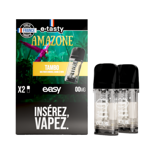 Cartouche Pod EASY Tambo 2 ml en sel de nicotine de E Tasty | Cigusto | Cigarette electronique, Eliquide