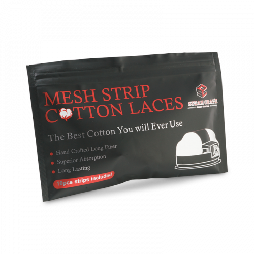 Cotton Shoelace Mesh Steam Crave | Cigusto | Cigarette electronique, Eliquide