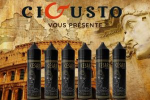 Cigusto vous présente sa gamme gourmande d’e-liquides César version 2.0