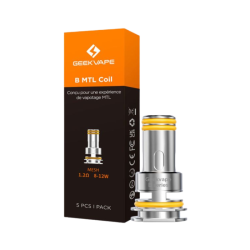 Résistance SERIE B MTL de Geekvape pour inhalation indirecte | Cigusto | Cigarette electronique, Eliquide