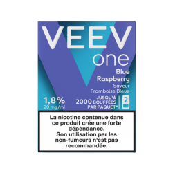 Cartouche Pod pré remplie eliquide Veev One Blue Raspberry 20 mg | Cigusto | Cigarette electronique, Eliquide