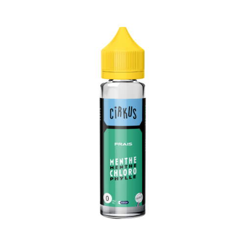 E liquide Menthe Chlorophylle Cirkus 50ml - VDLV Nicotine 0mg | Cigusto | Cigarette electronique, Eliquide