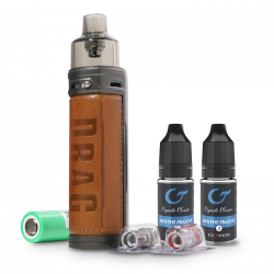 Pack ecigarette C'est decide j arrete Pod Drag X -1 accu - 2 eliquides | Cigusto | Cigarette electronique, Eliquide
