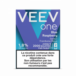 Cartouche Pod pré remplie eliquide Veev One Blue Raspberry 20 mg | Cigusto | Cigarette electronique, Eliquide