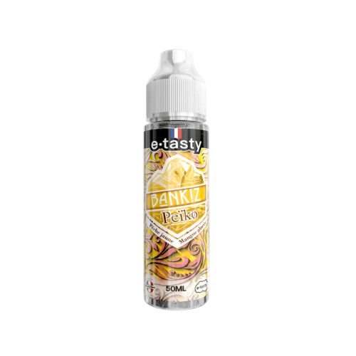 E Liquide PEIKO Bankiz format de 50ml - Pêche Mangue E.Tasty | Cigusto | Cigarette electronique, Eliquide