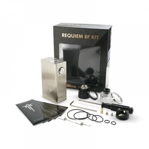 Vandy Vape Requiem BF Kit Craftsman Silver | Cigusto | Cigarette electronique, Eliquide