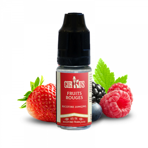 E liquide Sel de nicotine Fruits Rouges CIRKUS | Cigusto  | Cigusto | Cigarette electronique, Eliquide