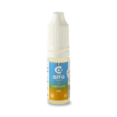 E Liquide FR-4 50/50 10ml Classic fruits à coque Alfaliquid x Cigusto | Cigusto | Cigarette electronique, Eliquide
