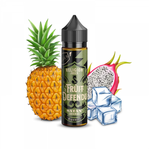 E liquide France Satan'Ananas 50ml - RELIGION JUICE Nicotine 0mg | Cigusto | Cigarette electronique, Eliquide