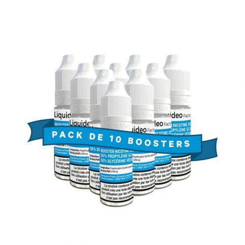 Booster eliquide Liquideo  20mg/ml 50/50 taux de PG/VG | Cigusto | Cigarette electronique, Eliquide