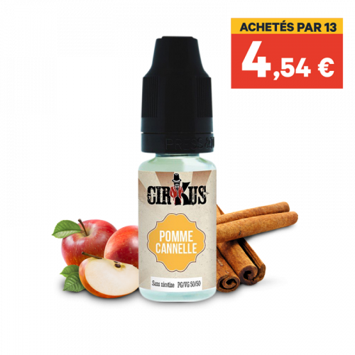 E-liquide Pomme Cannelle CIRKUS VDLV, e-liquide pomme cannelle 50/50 PG/VG | Cigusto | Cigusto | Cigarette electronique, Eliquide