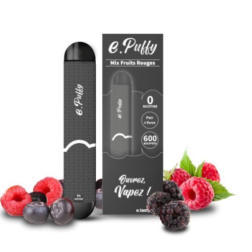Pod E.tasty e.Puffy Mix Fruits Rouges, cigarette electronique jetable E.tasty e.Puffy | Cigusto | Cigusto | Cigarette electronique, Eliquide