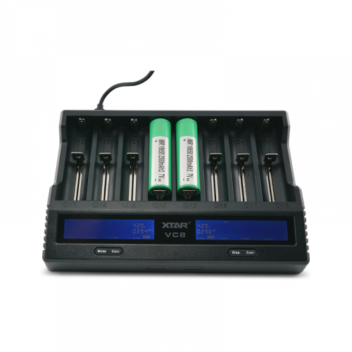 Chargeur VC8 8 accus XTAR pour accus de mod de cigarette electronique | Cigusto | Cigarette electronique, Eliquide