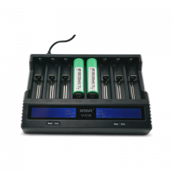 Chargeur VC8 8 accus XTAR pour accus de mod de cigarette electronique | Cigusto | Cigarette electronique, Eliquide