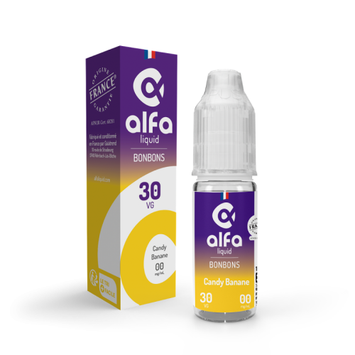 E Liquide Candy Banane Alfaliquid 70/30 format 10 ml|Cigusto | Cigusto | Cigarette electronique, Eliquide