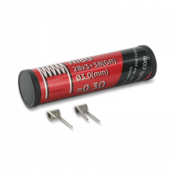 Clapton coil Ni80 Twisted Messes  3x28GA+38GA Fumytech pour atomiseur RTA RDA | Cigusto | Cigarette electronique, Eliquide